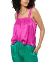 Hale Bob Solid Silk-blend Cami Top In Pink