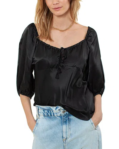 HALE BOB HALE BOB SOLID SILK-BLEND TOP