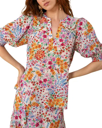 HALE BOB HALE BOB TALIA LINEN-BLEND BLOUSE