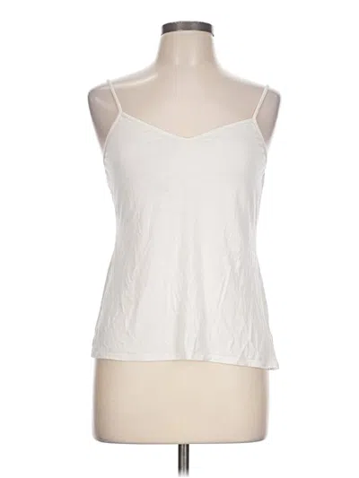 Pre-owned Hale Bob Tank Top Ivory Halter Neckline Tops