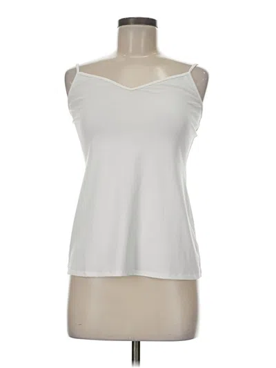 Pre-owned Hale Bob Tank Top Ivory Strapless Neckline Tops In White