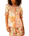 Hale Bob Tatum Silk-blend Blouse