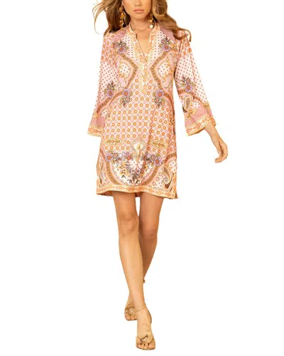 Hale Bob Teresa Mini Dress In Orange