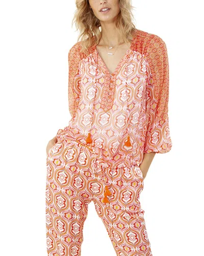 HALE BOB HALE BOB TIE SILK-BLEND TOP