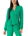 Hale Bob Amalia Solid Top In Green