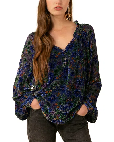 HALE BOB HALE BOB V-NECK SILK-BLEND TOP
