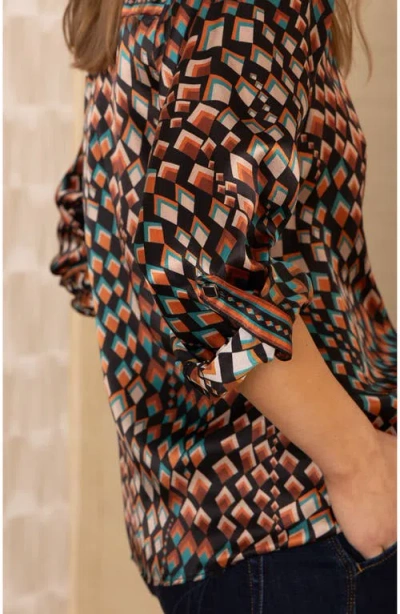 Hale Bob Vada Silk Top In Multi