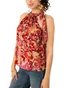 Hale Bob Velvet Burnout Silk-blend Top
