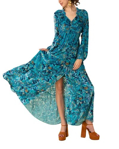 Hale Bob Velvet Silk-blend Dress