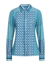 Hale Bob Woman Shirt Blue Size M Polyester, Elastane In Blue