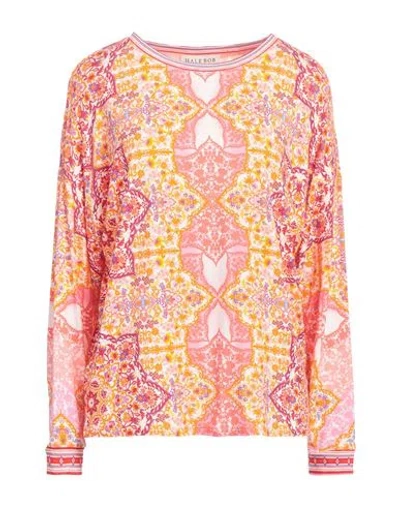 Hale Bob Woman T-shirt Orange Size L Viscose, Elastane