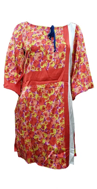 Pre-owned Hale Bob Women's Printed Silk Dress For Women In Tl20