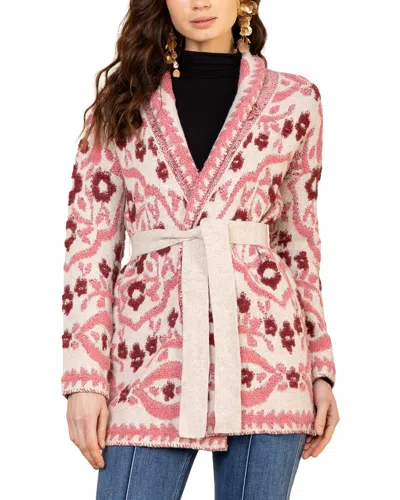 Hale Bob Wrap Sweater In Multi