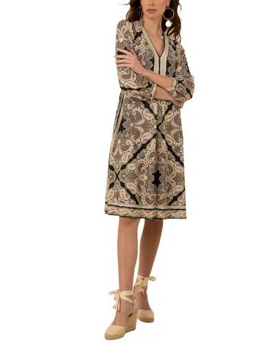 Hale Bob Zariyah Midi Dress In Brown