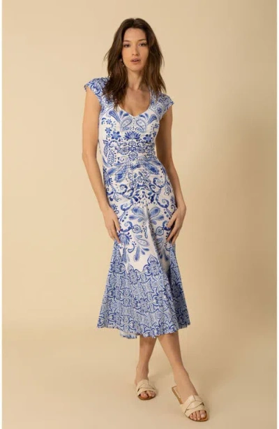Halebob Alia Jersey Dress In Navy