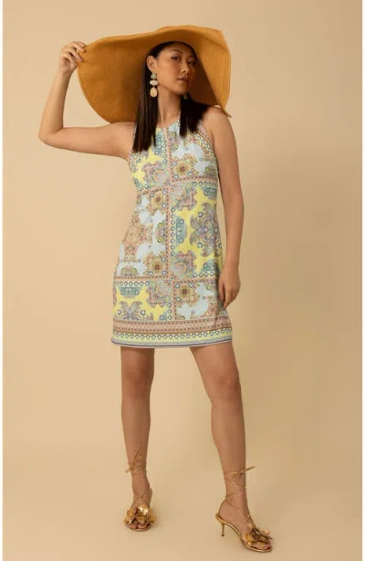 Halebob Amber Jersey Dress In Turquoise