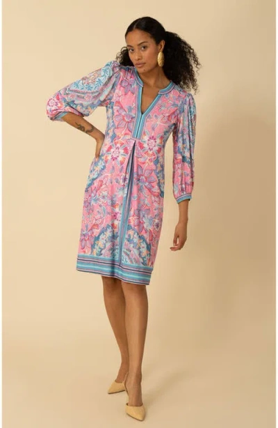 Halebob Anne Jersey Midi Dress In Pink