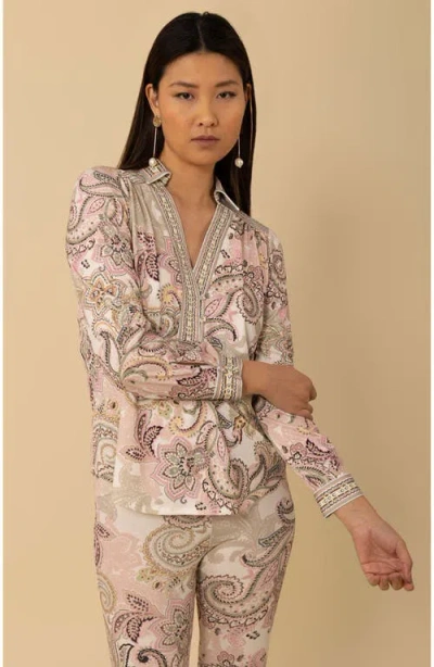 Halebob Anya Jersey Top In Ivory