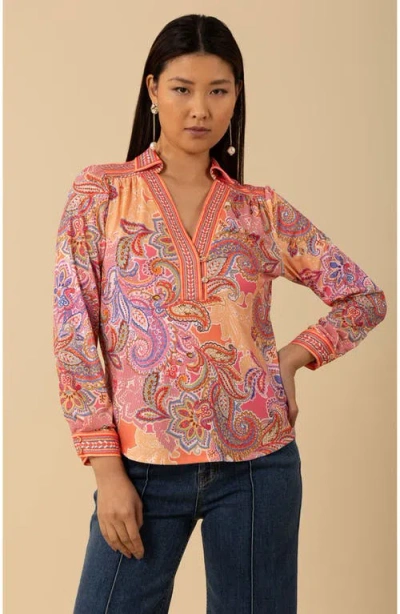 Halebob Anya Jersey Top In Pink