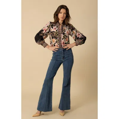 Halebob Hanna Silk Top In Black