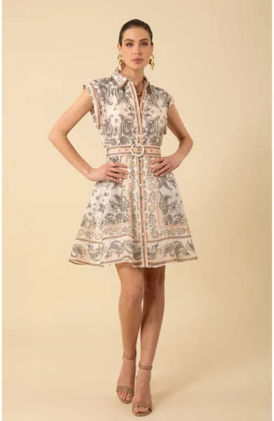 Halebob Holland Organza Dress In Beige