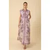 Halebob Holland Organza Maxi Dress In Lilac