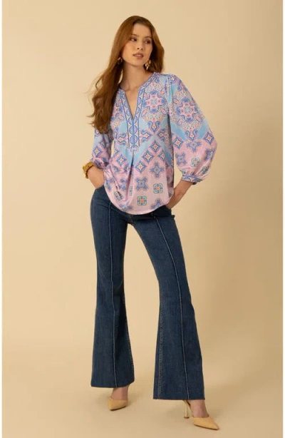 Halebob Kataleya Jersey Top In Blue
