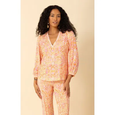 Halebob Meredith Jersey Top In Orange