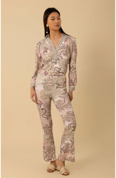 Halebob Opal Jersey Pant In Ivory