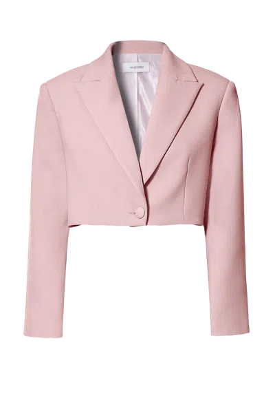 Halewski Blazer Pola Pink Peach