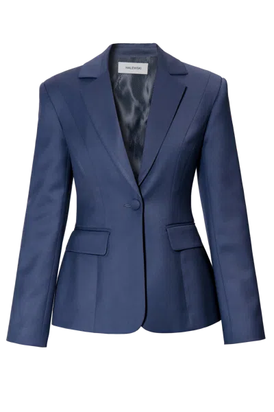 Halewski Blazer Bonnie Moonlight Blue In Graphite Grey