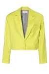 Halewski Blazer Lora Wild Lime In Flax Yellow