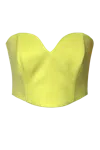 Halewski Corset Lara Wild Lime In Flax Yellow