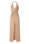 Halewski Dress Paula Pearl Gold