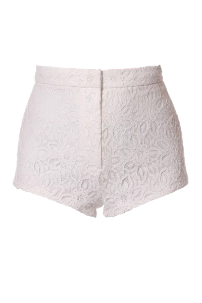 Halewski Micro Shorts Cori Off White In Pink