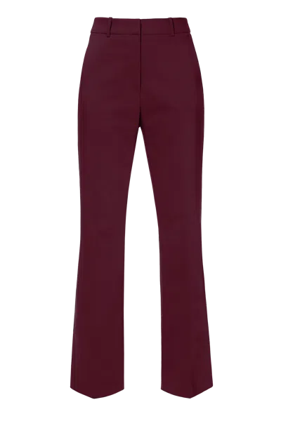 Halewski Pants Camilla Burgundy Wine In Multi