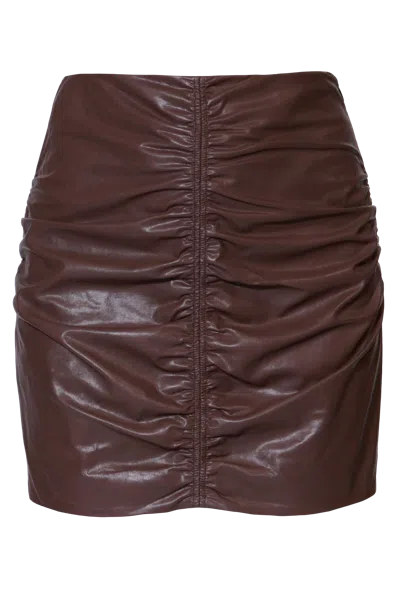 Halewski Skirt Ruth Chocolate Brown