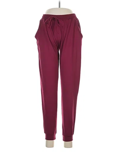 Pre-owned Haley & June Casual Pants In Burgundy