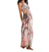 Haley Solar Tie-dyed Cutout Silk Maxi Dress In Aura In Multi