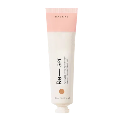 Haleys Beauty Re-set Flawless Matte Foundation - 5.00 Medium/tan - Warm