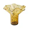 Half Past Seven Brown / Black Lettuce Leaf Vase — Brown Tortoise In Multi