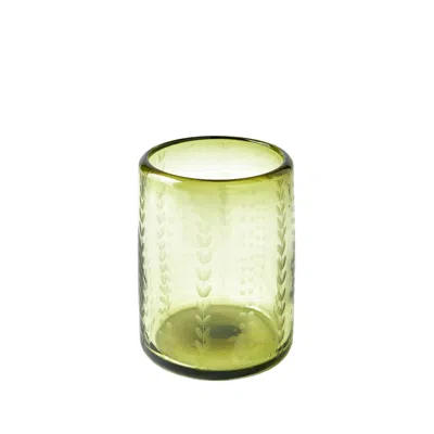 Half Past Seven Grey Signature Seven Rocks Glass — Citron In Gray