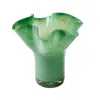 Half Past Seven White Lettuce Leaf Vase — Agave In White