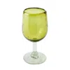 Half Past Seven Yellow Starry Night Goblet — Citron In Green