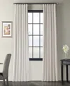 Half Price Drapes Alabaster Beige Signature Velvet Blackout Curtain In Beige,tan