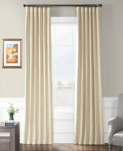 Half Price Drapes Candlelight Textured Bellino Room Darkening Curtain In Beige,tan