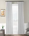 Half Price Drapes Chalk Off White Textured Bellino Room Darkening Curtain In White