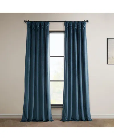 Half Price Drapes Cinema Red Heritage Plush Velvet Room Darkening Curtain