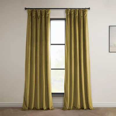 Half Price Drapes Cinema Red Heritage Plush Velvet Room Darkening Curtain