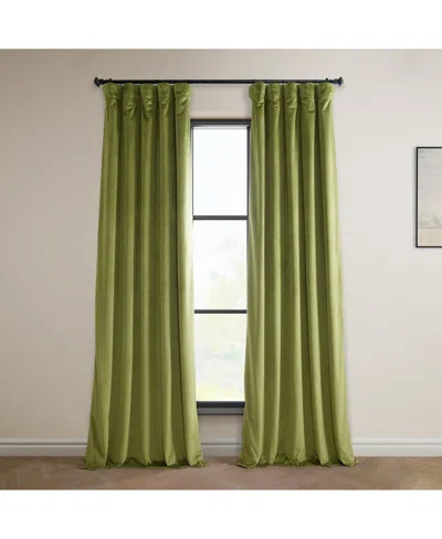 Half Price Drapes Cinema Red Heritage Plush Velvet Room Darkening Curtain